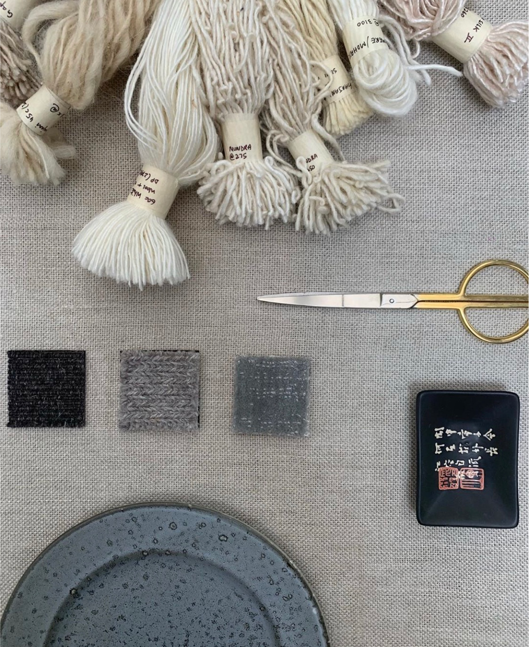 Eastern Mills design process - material selection and color development